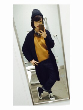 「CONVERSE（コンバース）のCONVERSE コンバース ジャック パーセル / JACK PURCEL（スニーカー）」を使った、きゃみさん（レディース・151cm）の秋コーディネート