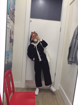 「Neon（ネオン）のアイテム」を使った、haooiiさん（レディース・162cm）の冬コーディネート