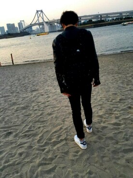 「stansmith」｜「アイテム（ジャケット/アウター）」を使った、RYOUTAさん（メンズ・170cm）の冬コーディネート