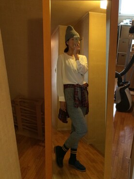「McGREGOR CLASSIC（マックレガークラシック）のアイテム（シューズ）」を使った、mtyさん（レディース・166cm）の秋コーディネート