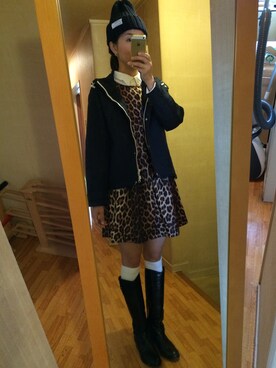 「ボンディング」｜「アイテム（マウンテンパーカー）」を使った、mtyさん（レディース・166cm）の秋コーディネート