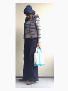 「アイテム（ダウンジャケット/コート）」を使った、mariさん（レディース・167cm・40代）の冬コーディネート
