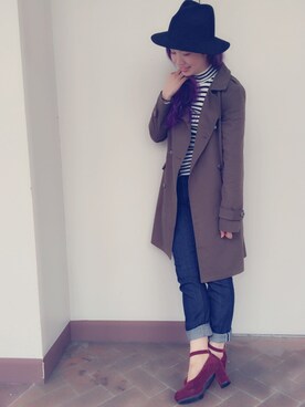 ぱぱちゃんさん（レディース・163cm）の秋コーディネート