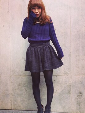 shizukaさん（レディース・152cm）の冬コーディネート