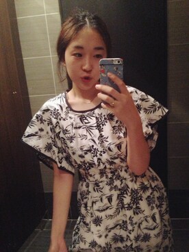「출근룩」｜일육공さん（レディース・160cm）の夏コーディネート