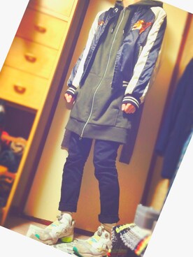 もっさんさん（メンズ・177cm）の春コーディネート