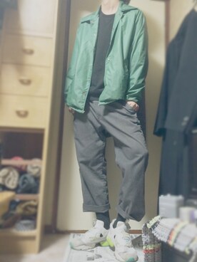 もっさんさん（メンズ・177cm）の春コーディネート