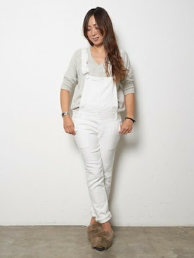 「MOROKOBAR（モロコバー）のアイテム」を使った、morokopressさん（レディース・157cm）の夏コーディネート