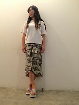 「MOROKOBAR（モロコバー）のアイテム」を使った、morokopressさん（レディース・157cm）の冬コーディネート