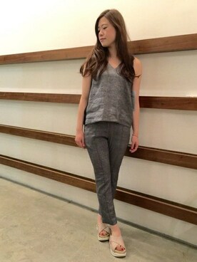 「MOROKOBAR（モロコバー）のアイテム」を使った、morokopressさん（レディース・157cm）の春コーディネート