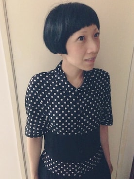「JUNYA WATANABE MAN（ジュンヤワタナベマン）のアイテム（ワンピース/ドレス）」を使った、上野放鬆さん（レディース・150cm）の夏コーディネート