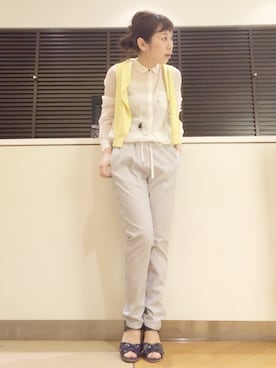 「HELIOPOLE（エリオポール）のアイテム」を使った、GA-SUさん（レディース・158cm）の春コーディネート