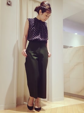 「HELIOPOLE（エリオポール）のアイテム」を使った、GA-SUさん（レディース・158cm）の夏コーディネート