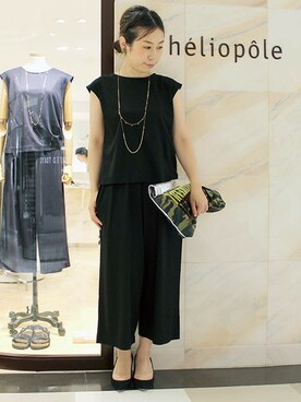 Heliopole エリオポール のオールインワン サロペットを使った人気ファッションコーディネート Wear