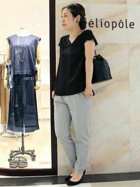 「J&M Davidson（ジェイアンドエムデヴィッドソン）のアイテム」を使った、GA-SUさん（レディース・158cm）の秋コーディネート