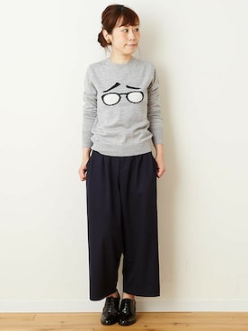 「HELIOPOLE（エリオポール）のアイテム」を使った、GA-SUさん（レディース・158cm）の秋コーディネート