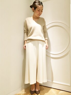 「HELIOPOLE（エリオポール）のアイテム」を使った、GA-SUさん（レディース・158cm）の秋コーディネート