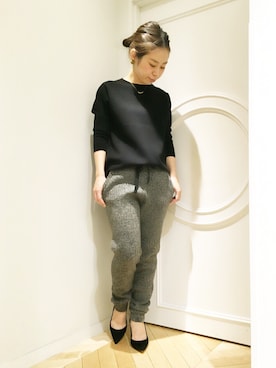 「HELIOPOLE（エリオポール）のアイテム」を使った、GA-SUさん（レディース・158cm）の秋コーディネート