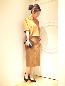 「HELIOPOLE（エリオポール）のアイテム」を使った、GA-SUさん（レディース・158cm）の夏コーディネート