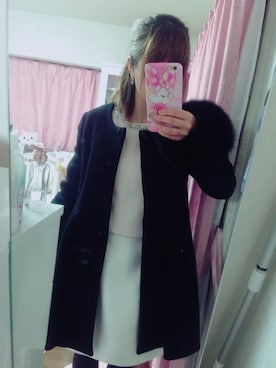 「dazzlin（ダズリン）のアイテム（ノーカラージャケット）」を使った、yuutanさん（レディース・148cm）の春コーディネート