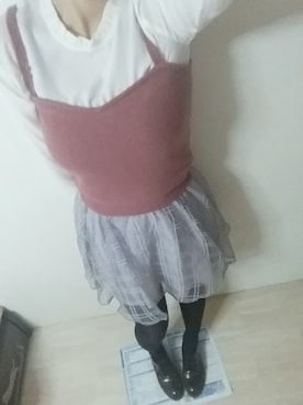「キュロット」｜「アイテム（その他シューズ）」を使った、rinaさん（レディース・158cm）の秋コーディネート