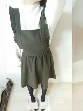 「dazzlin（ダズリン）のアイテム（チュニック）」を使った、rinaさん（レディース・158cm）の秋コーディネート