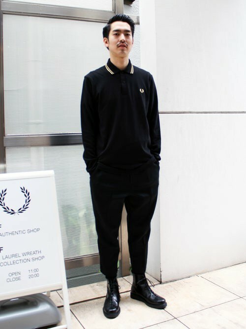 Kenta(FRED PERRY 新宿マルイ本館)｜FRED PERRYのポロシャツを使った