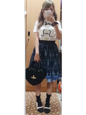 「axes femme（アクシーズファム）のアイテム（その他シューズ）」を使った、姬川優子さん（レディース・155cm）の秋コーディネート