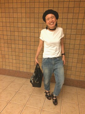 Tシャツ カットソーを使った 尾崎豊 のレディース人気ファッションコーディネート Wear