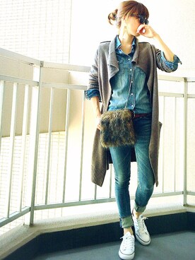 naoさん（レディース・166cm）の秋コーディネート