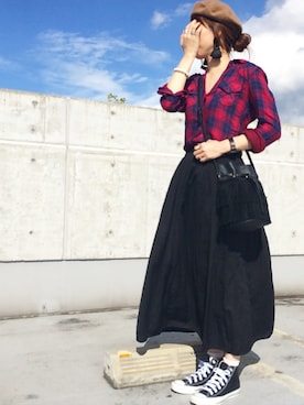 「Rails（レイルズ）のアイテム（トップス）」を使った、naoさん（レディース・166cm）の秋コーディネート