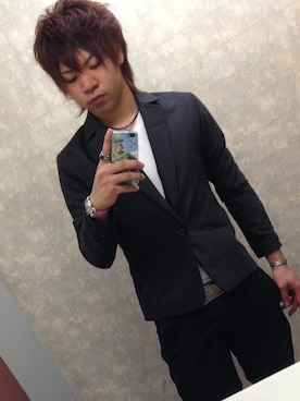 「DIABLE（ディアブル）のアイテム」を使った、Kento Oginoさん（メンズ・168cm）の春コーディネート