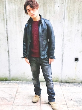 ららぽーと海老名 HIDEAWAYSさん(メンズ・165cm)の冬コーディネート