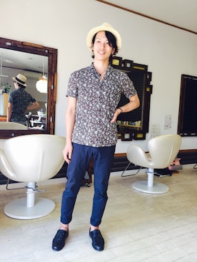 上水流(弟)さん(メンズ・171cm)の秋コーディネート