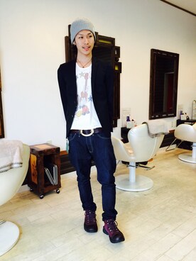 上水流（弟）さん（メンズ・171cm）の秋コーディネート