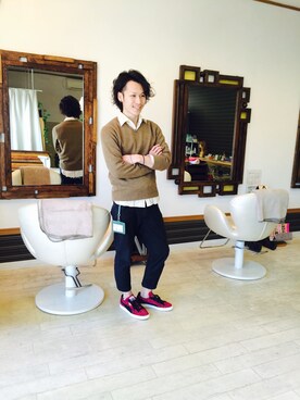 上水流（弟）さん（メンズ・171cm）の秋コーディネート