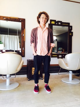 上水流（弟）さん（メンズ・171cm）の春コーディネート