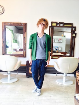 上水流（弟）さん（メンズ・171cm）の夏コーディネート