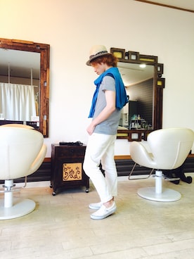 上水流（弟）さん（メンズ・171cm）の夏コーディネート