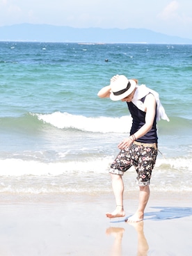 上水流（弟）さん（メンズ・171cm）の夏コーディネート