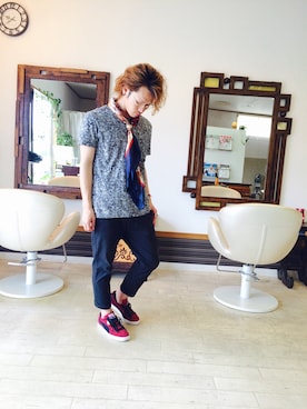 上水流（弟）さん（メンズ・171cm）の夏コーディネート