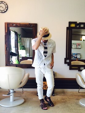 上水流(弟)さん(メンズ・171cm)の夏コーディネート