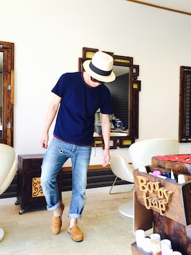 上水流（弟）さん（メンズ・171cm）の夏コーディネート