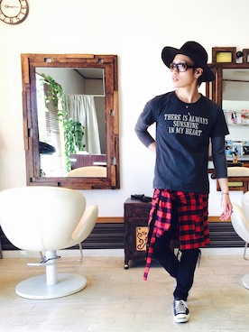 上水流（弟）さん（メンズ・171cm）の秋コーディネート