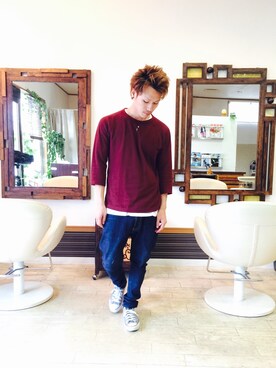 上水流（弟）さん（メンズ・171cm）の秋コーディネート