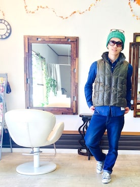 上水流（弟）さん（メンズ・171cm）の秋コーディネート