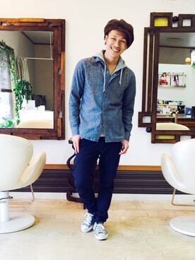 上水流（弟）さん（メンズ・171cm）の秋コーディネート