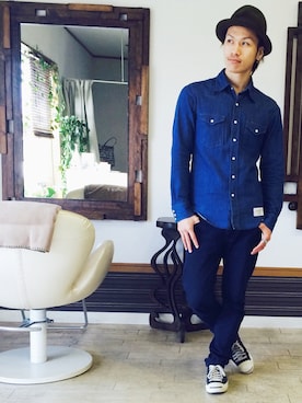 上水流（弟）さん（メンズ・171cm）の秋コーディネート