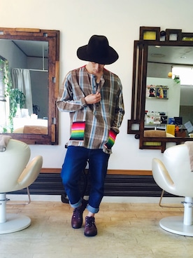 上水流（弟）さん（メンズ・171cm）の秋コーディネート