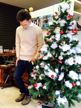 上水流(弟)さん(メンズ・171cm)の冬コーディネート